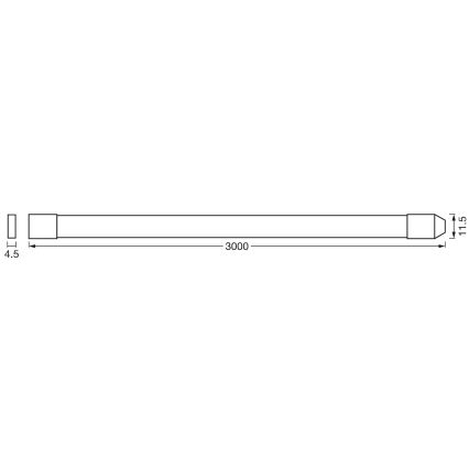 Ledvance - LED RGB+TW Himmennettävä ulko nauha FLEX 3m LED/12,5W/230V 2700-6500K IP44 Wi-Fi