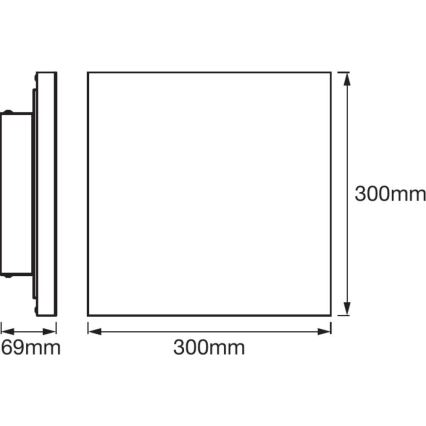 Ledvance - LED RGB+TW Himmennettävä kattovalaisin SMART+ FRAMELESS LED/20W/230V 3000K-6500K Wi-Fi