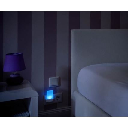 Ledvance - LED RGB yövalo sensorilla LUNETTA LED/0,28W/230V