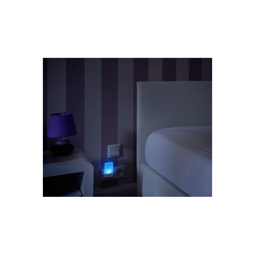 Ledvance - LED RGB yövalo sensorilla LUNETTA LED/0,28W/230V
