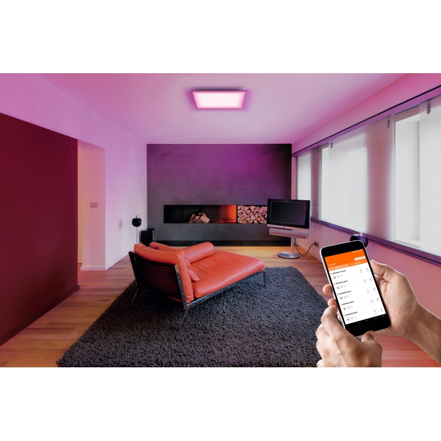 Ledvance - LED RGBW Himmennettävä kattovalaisin SMART+ PLANON LED/36W/230V Wi-Fi