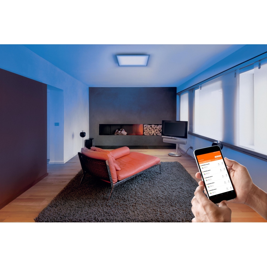 Ledvance - LED RGBW Himmennettävä kattovalaisin SMART+ PLANON LED/36W/230V Wi-Fi