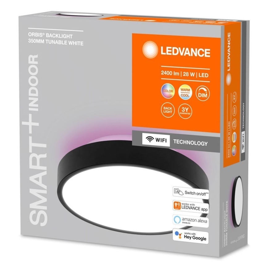 Ledvance - LED RGBW Himmennettävä kattovalo SMART+ ORBIS LED/28W/230V 3000-6500K Wi-Fi