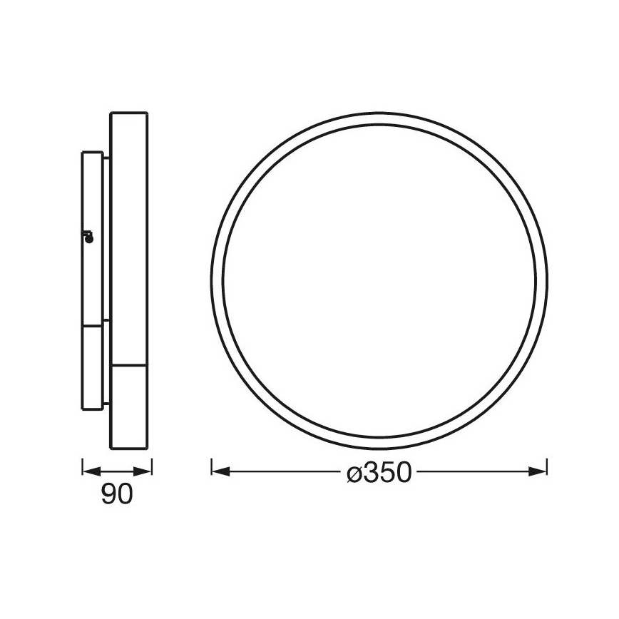 Ledvance - LED RGBW Himmennettävä kattovalo SMART+ ORBIS LED/28W/230V 3000-6500K Wi-Fi