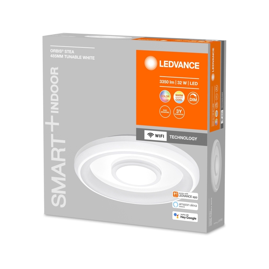 Ledvance - LED RGBW Himmennettävä kattovalo SMART+ ORBIS LED/32W/230V 2700-6500K Wi-Fi