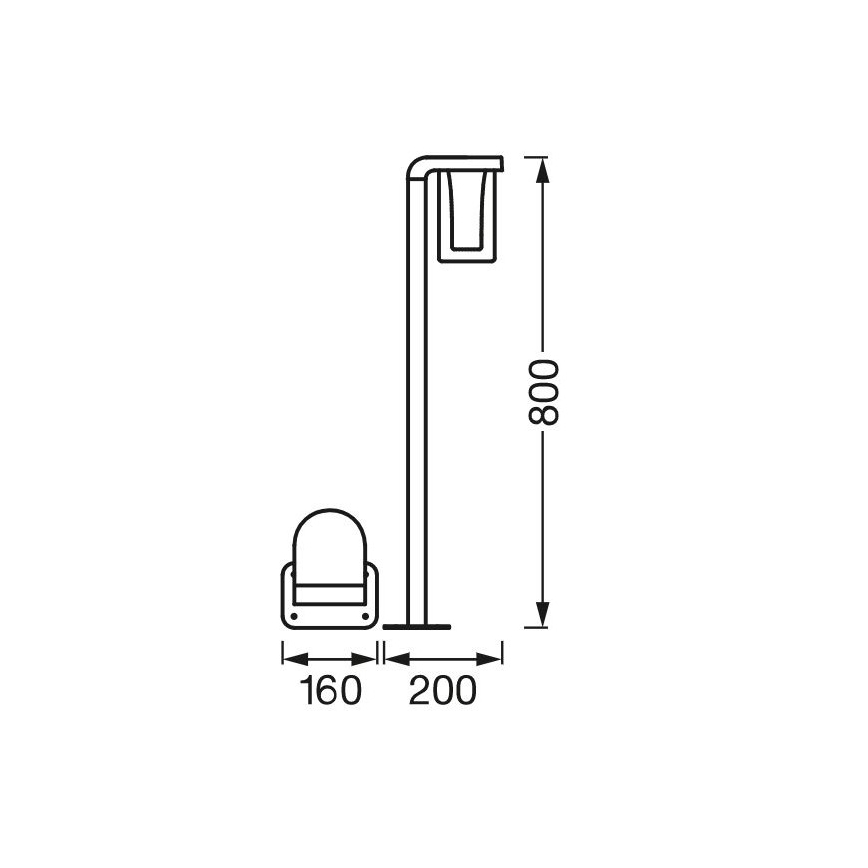 Ledvance - LED RGBW Himmennettävä ulkolamppu SMART+ CASCADE LED/10W/230V Wi-Fi IP44