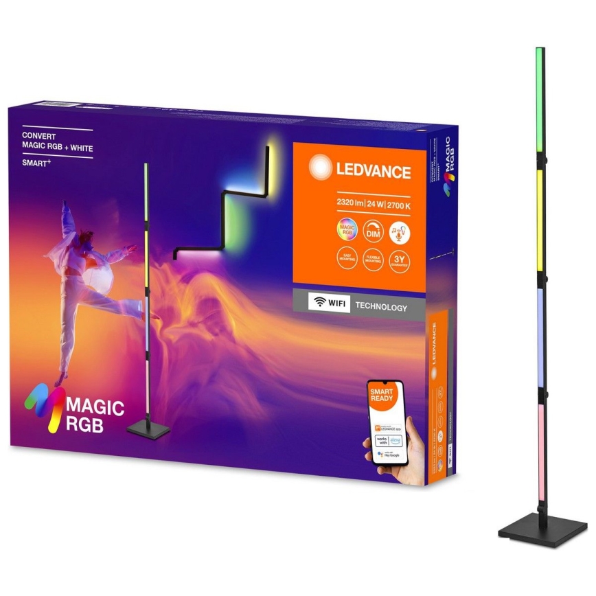 Ledvance - LED RGBW Himmennettävä lattiavalaisin 2in1 SMART+ MAGIC LED/24W/230V Wi-Fi