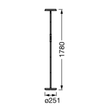 Ledvance - LED RGBW Himmennettävä lattiavalaisin SMART+ FLOOR LED/13,5W/230V 2700-5000K Wi-Fi