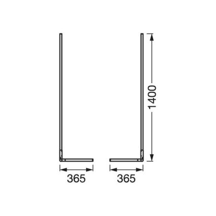 Ledvance - LED RGBW Himmennettävä lattiavalaisin SMART+ FLOOR LED/14W/230V 2700-6500K Wi-Fi + kaukosäädin