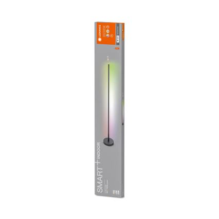 Ledvance - LED RGBW Himmennettävä lattiavalaisin SMART+ FLOOR LED/14W/230V 2700-6500K Wi-Fi musta + kaukosäädin