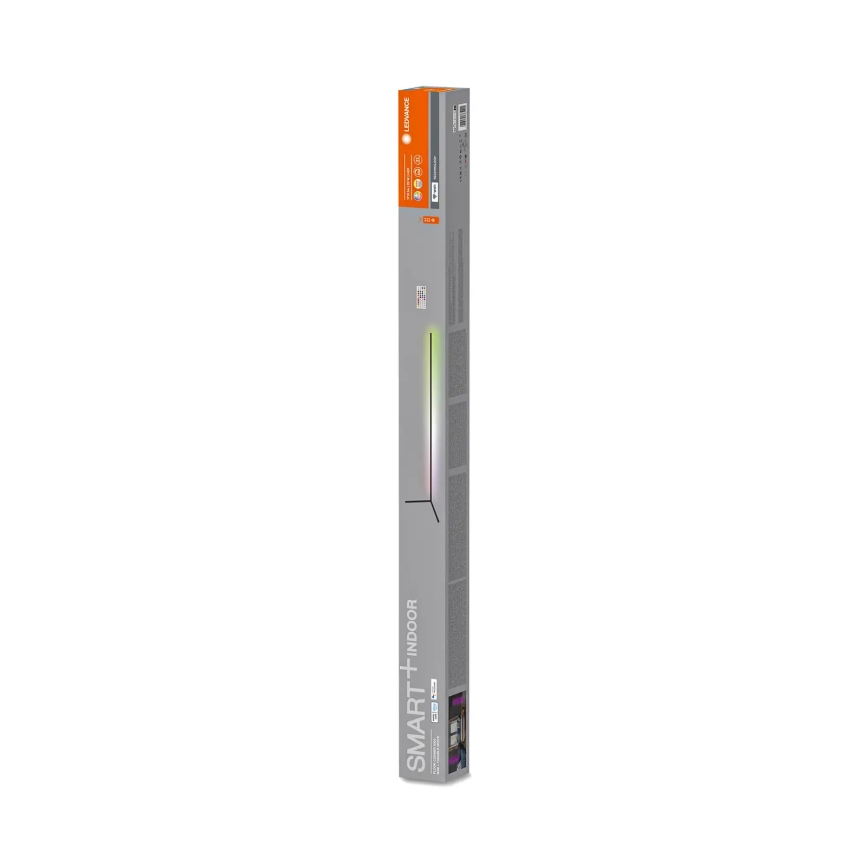 Ledvance - LED RGBW Himmennettävä lattiavalaisin SMART+ FLOOR LED/20W/230V 2700-6500K Wi-Fi musta + kaukosäädin