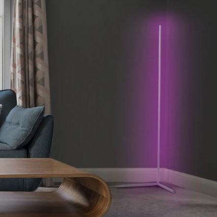 Ledvance - LED RGBW Himmennettävä lattiavalaisin SMART+ FLOOR LED/20W/230V 2700-6500K Wi-Fi valkoinen + kaukosäädin