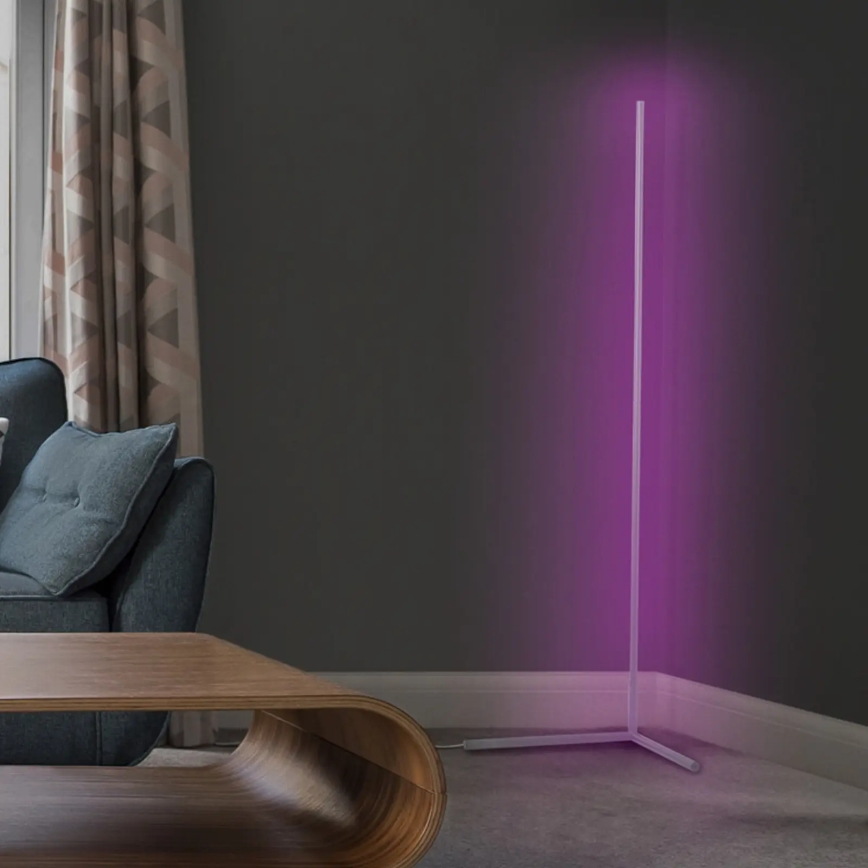 Ledvance - LED RGBW Himmennettävä lattiavalaisin SMART+ FLOOR LED/20W/230V 2700-6500K Wi-Fi valkoinen + kaukosäädin
