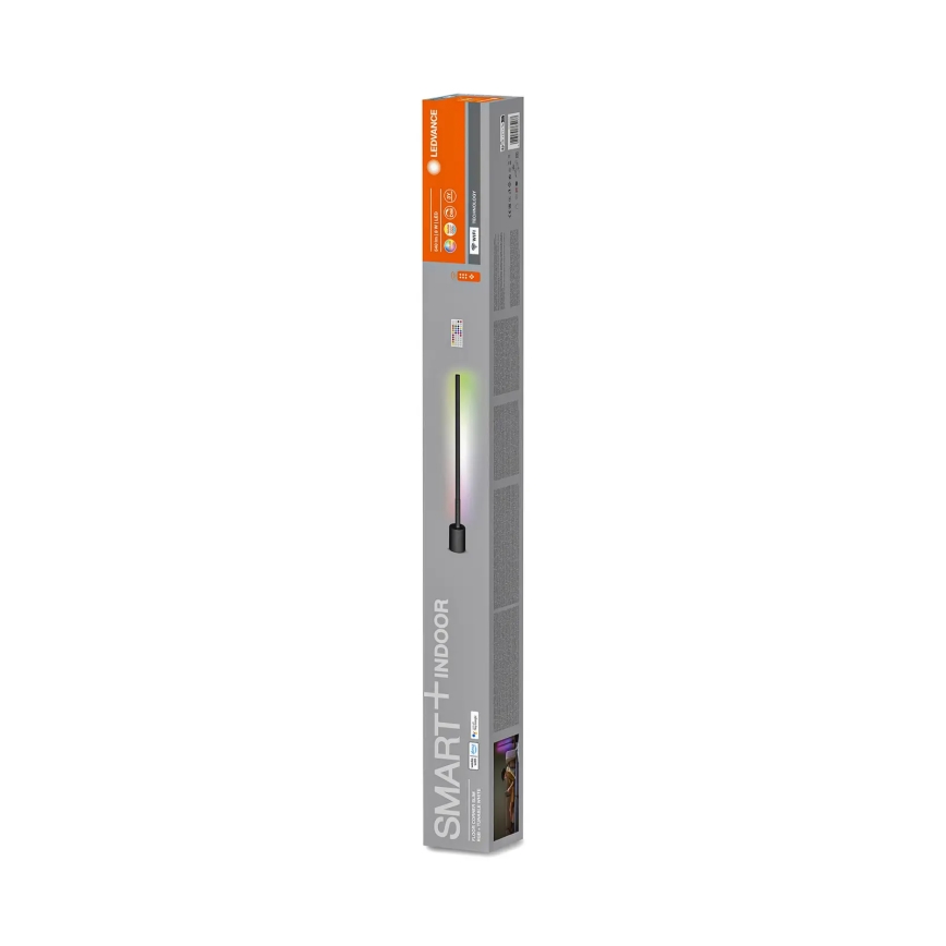 Ledvance - LED RGBW Himmennettävä lattiavalaisin SMART+ FLOOR LED/8W/230V 2700-6500K Wi-Fi musta + kaukosäädin