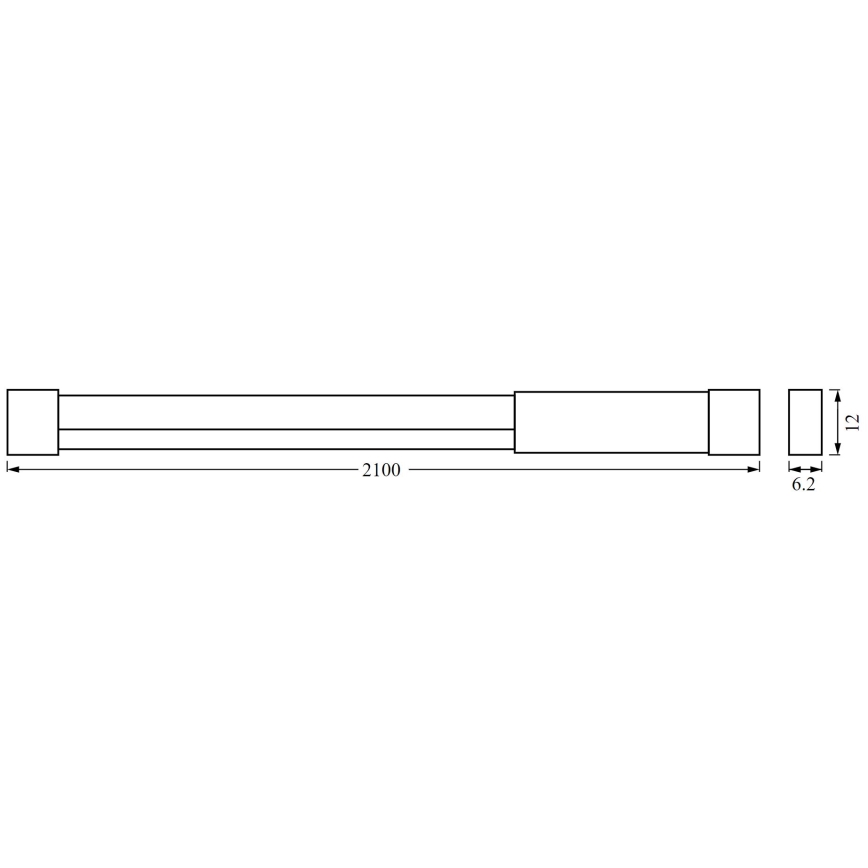 Ledvance - LED RGBW Himmennettävä nauha NEON FLEX 2,1m LED/4W/5V + kauko-ohjaus