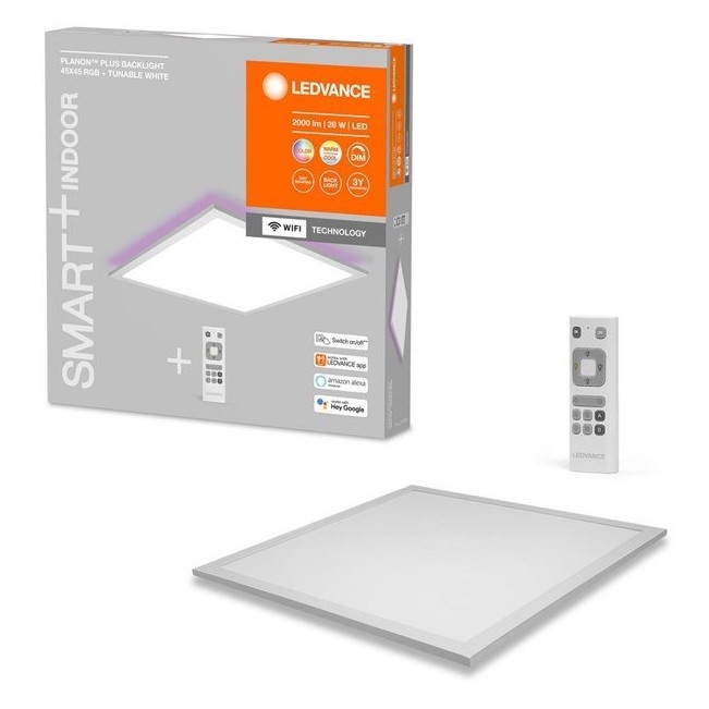Ledvance - LED RGBW Himmennettävä paneeli SMART+ PLANON LED/28W/230V Wi-Fi + kauko-ohjain