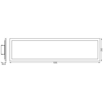 Ledvance - LED RGBW Himmennettävä paneeli SMART+ PLANON LED/30W/230V 3000-6500K Wi-Fi + kaukosäädin