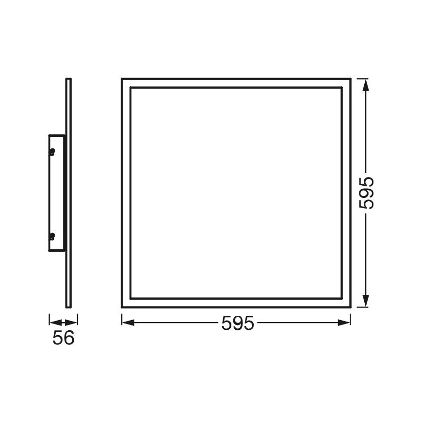 Ledvance - LED RGBW Himmennettävä pinta-asetettava paneeli SMART+ PLANON LED/40W/230V Wi-Fi + kaukosäädin