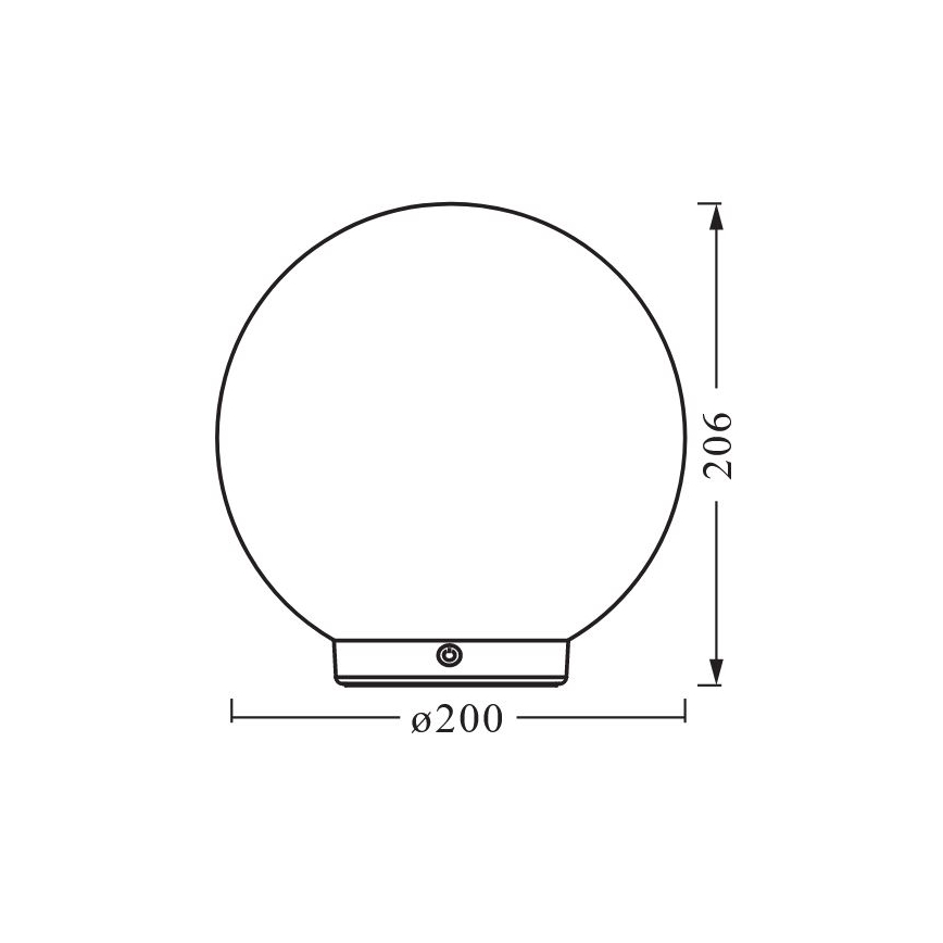 Ledvance - LED RGBW Himmennettävä ja ladattava pöytälamppu SMART+ MAGIC LED/3,5W/5V 2200-6500K Wi-Fi