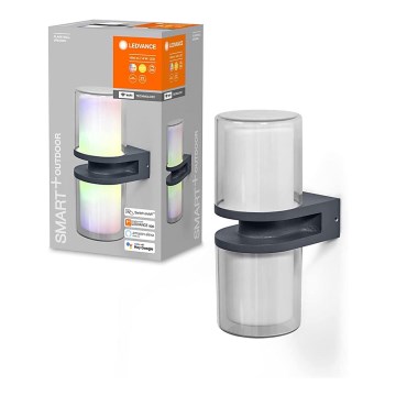 Ledvance - LED RGBW Himmennettävä ulkoseinävalo SMART+ FLARE 2xLED/7W/230V Wi-Fi IP44