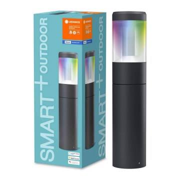Ledvance - LED RGBW himmennettävä ulkovalaisin SMART + MODERN LED / 12W / 230V IP44 Bluetooth