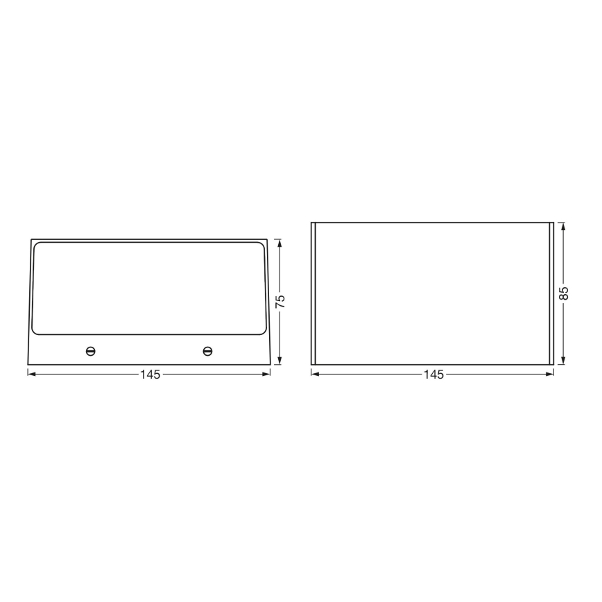 Ledvance - LED RGBWHimmennettävä ulkoseinävalo SMART+ BRICK LED/14W/230V Wi-Fi IP44