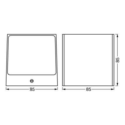 Ledvance - LED RGBW Himmennettävä ulkoseinävalo SMART+ BRICK LED/14W/230V Wi-Fi IP44