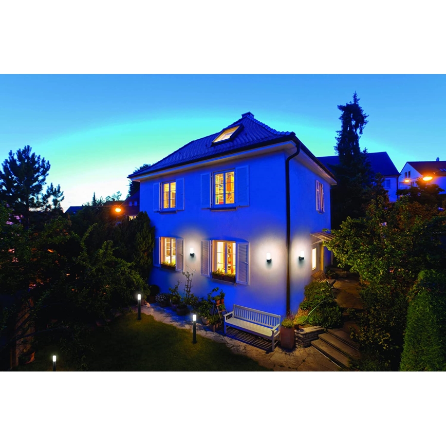 Ledvance - LED RGBW Himmenenttävä ulkoseinävalo SMART+ PIPE LED/10W/230V Wi-Fi IP44