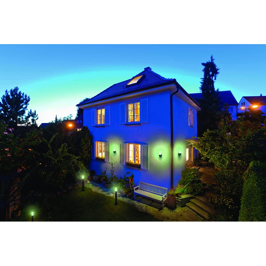 Ledvance - LED RGBW Himmenenttävä ulkoseinävalo SMART+ PIPE LED/10W/230V Wi-Fi IP44