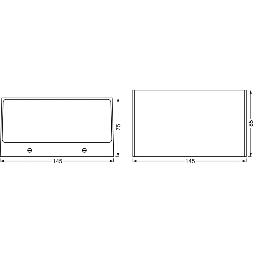 Ledvance - LED RGBW Himmennettävä ulkoseinävalo SMART+ BRICK LED/14W/230V Wi-Fi IP44