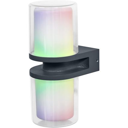Ledvance - LED RGBW Himmennettävä ulkoseinävalo SMART+ FLARE 2xLED/7W/230V Wi-Fi IP44