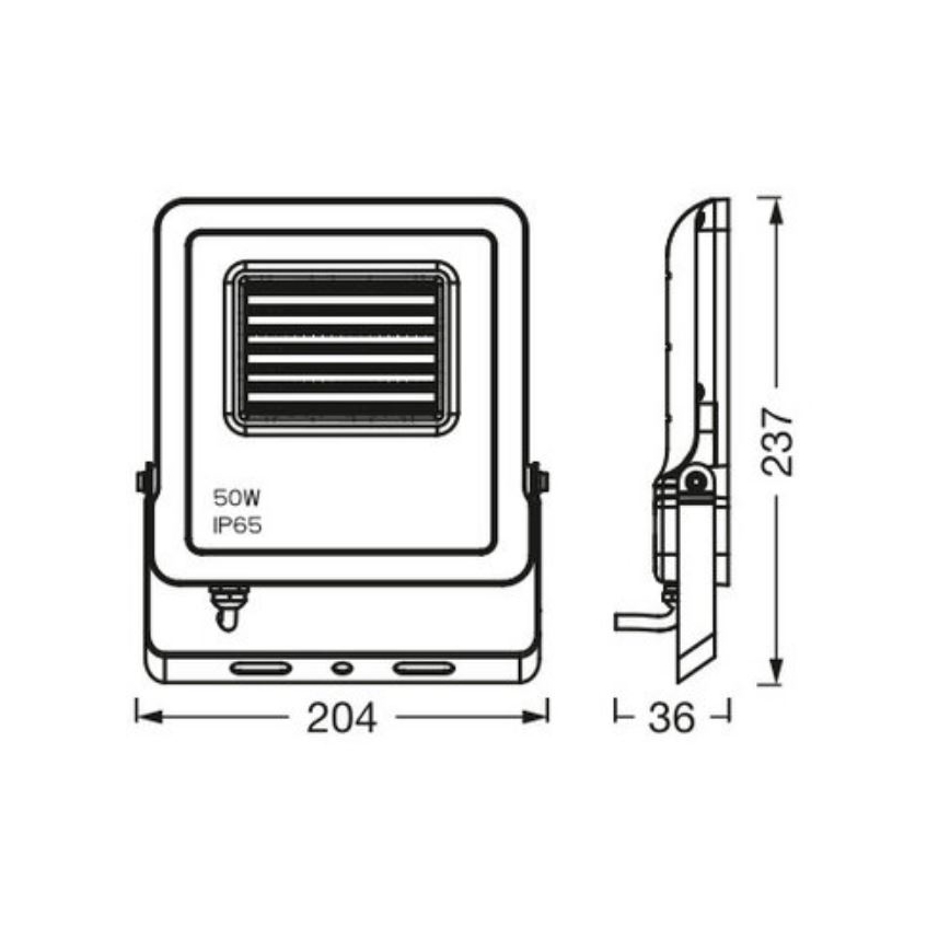 Ledvance - LED RGBW Himmennettävä ulko valonheitin SMART+ FLOODLIGHT LED/50W/230V IP65 Wi-Fi