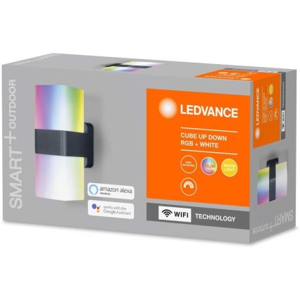Ledvance - LED RGBW Ulkoseinävalaisin SMART+ CUBE LED/13,5W/230V IP44 Wi-Fi