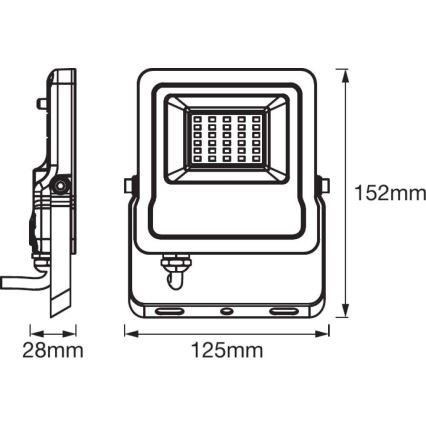 Ledvance - LED RGBW Valonheitin SMART+ FLOOD LED/10W/230V IP65 Wi-Fi