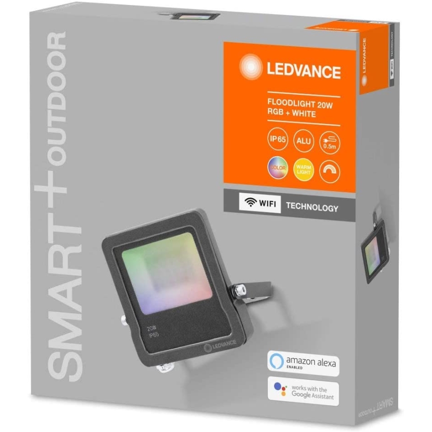 Ledvance - LED RGBW Valonheitin SMART+ FLOOD LED/20W/230V IP65 Wi-Fi