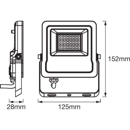 Ledvance - LED RGBW Valonheitin SMART+ FLOOD LED/20W/230V IP65 Wi-Fi