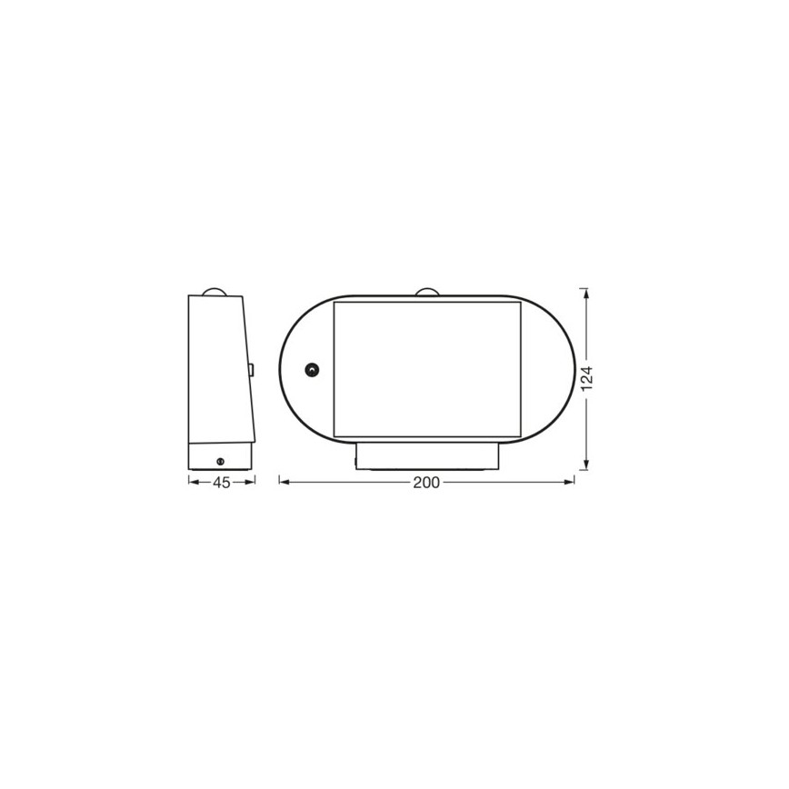Ledvance - LED Aurinkopaneelivalaisin liike- ja hämärätunnistimella ENDURA STYLE LED/4W/3,7V 2000 mAh IP44