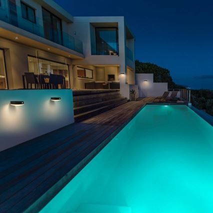 Ledvance - LED Aurinkopaneelivalaisin liike- ja hämärätunnistimella ENDURA STYLE LED/6W/3,7V 1420 mAh IP44