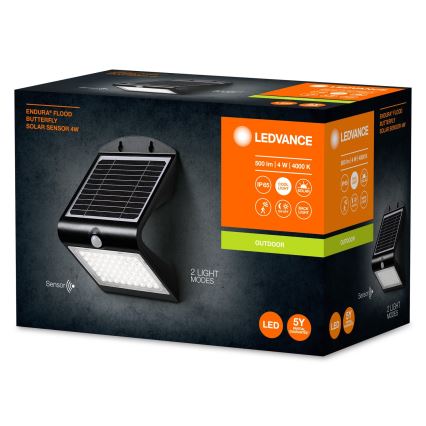 Ledvance - LED-seinäaurinkovalaisin anturilla PERHONEN LED/4W/3,7V IP65