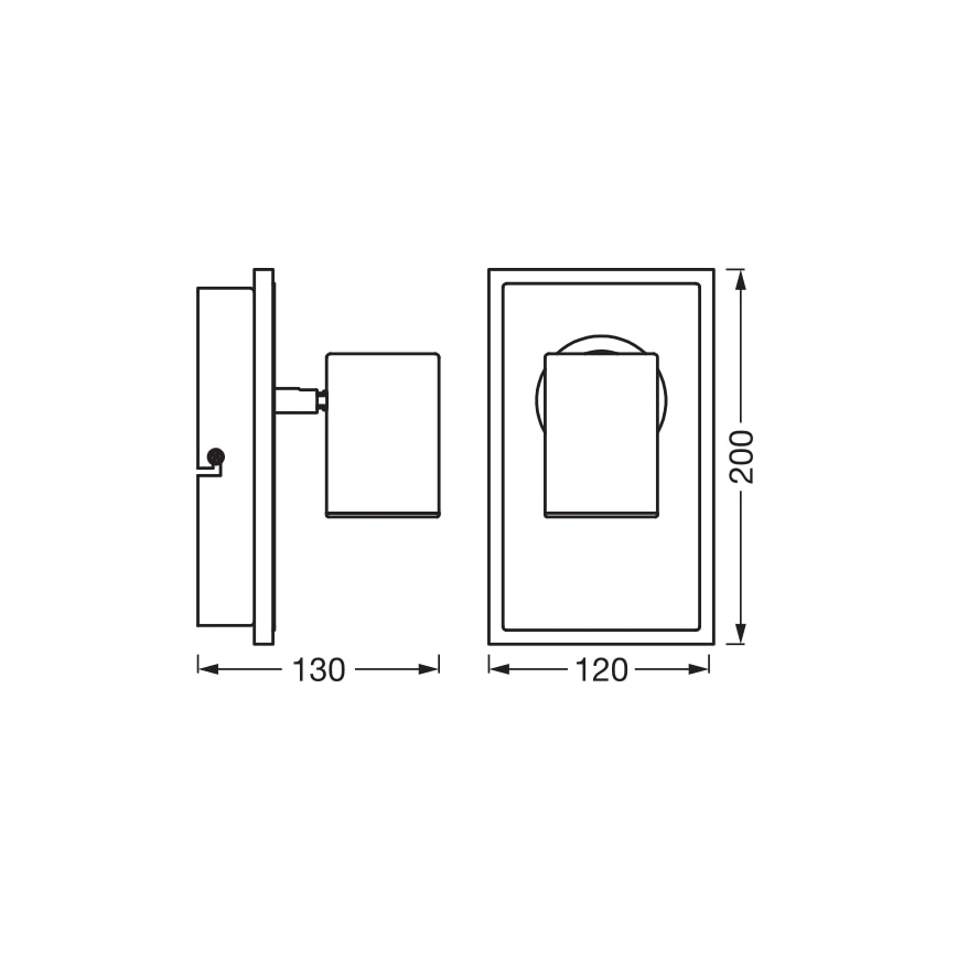 Ledvance - LED-seinävalaisin DECOR MARS LED/16,5W/230V