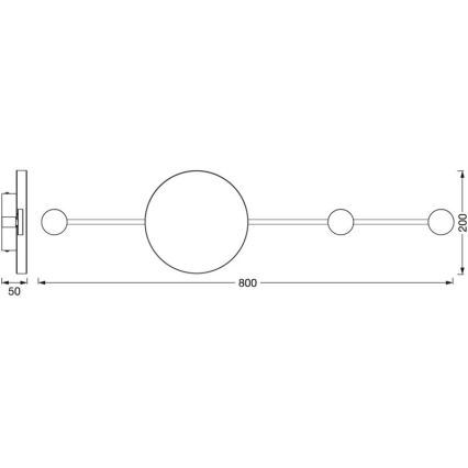 Ledvance - LED-seinävalaisin DECOR WOOD LED/6W/230V