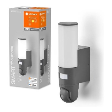 Ledvance - LED-seinävalaisin kanssa sensori ja a kamera SMART+ LED/16W/230V Wi-Fi IP44
