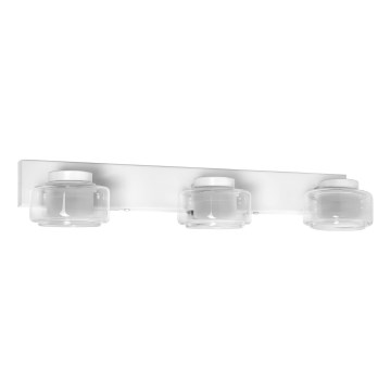 Ledvance - LED-seinävalaisin kylpyhuoneeseen ORBIS FLAME 3xLED/5,5W/230V 3000/4000K IP44 valkoinen