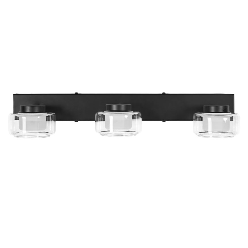 Ledvance - LED-seinävalaisin kylpyhuoneeseen ORBIS FLAME 3xLED/5,5W/230V 3000/4000K IP44 musta