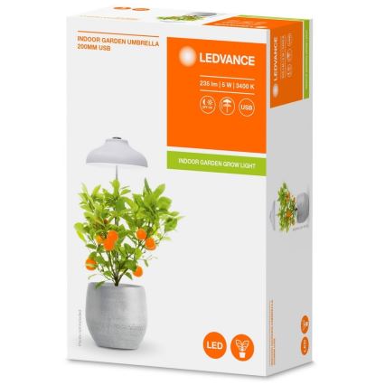 Ledvance - LED sisätila kasvivalaisin GARDEN LIGHT LED/5W/5V