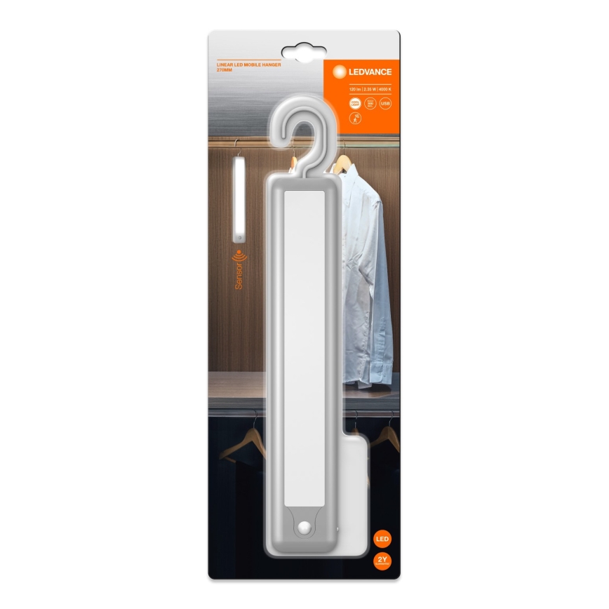 Ledvance - LED-suunnattava riipusvalaisin anturilla MOBILE LED / 2.35W / 5V