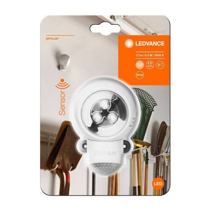 Ledvance - LED-suuntaus kosketusvalo anturilla ulkokäyttöön SPYLUX LED / 0,3 W / 4,5 V IP4