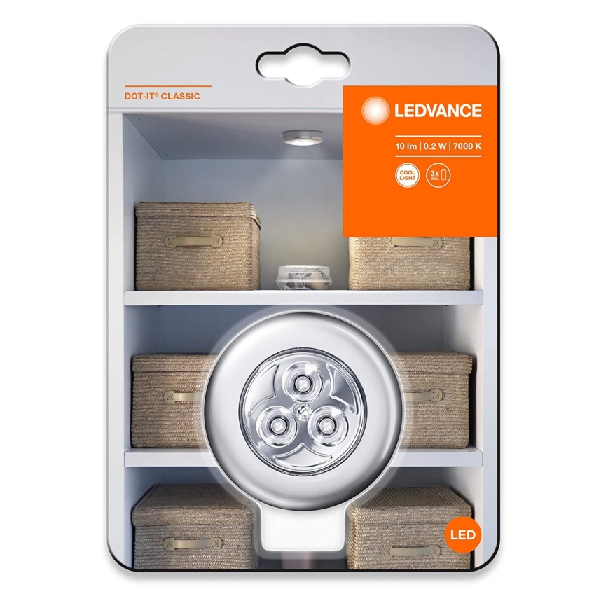Ledvance - LED- suuntaus kosketusvalo DOT-IT LED / 0,23 W / 4,5 V