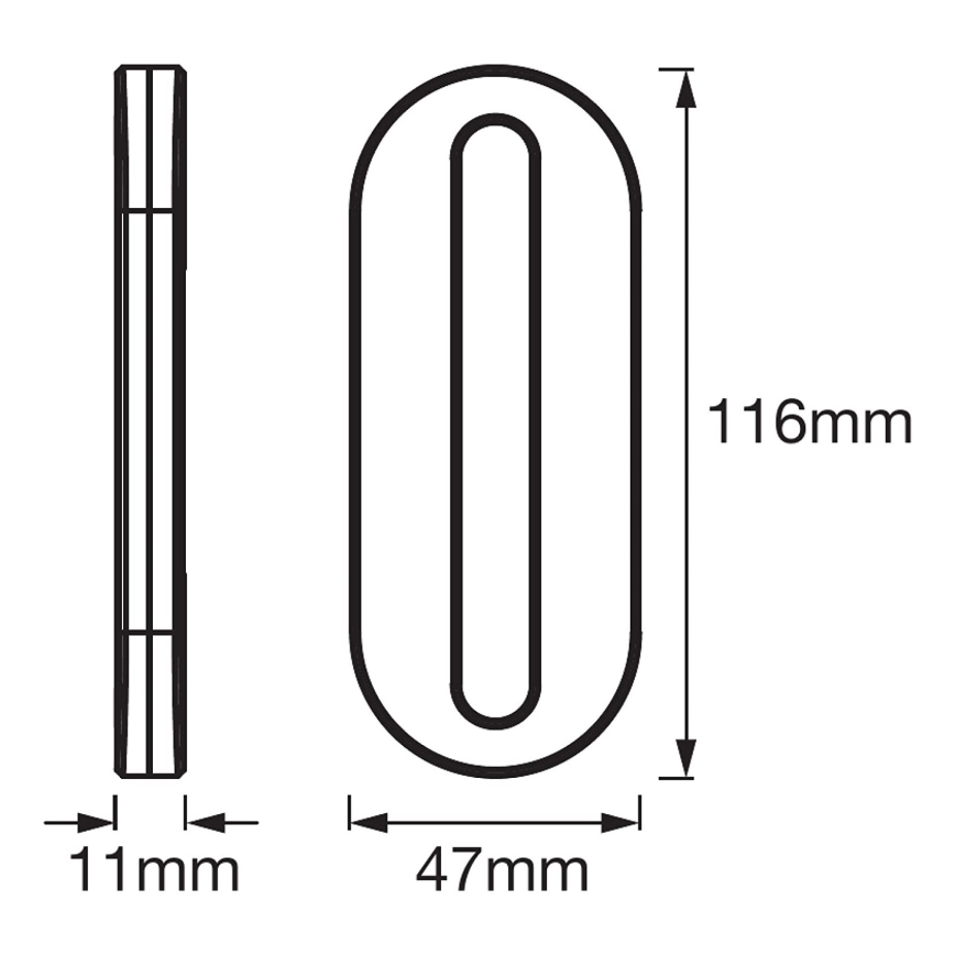 Ledvance - LED-suuntausvalo anturilla MOBILE LED / 0.5W / 4.2V CRI 90