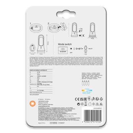 Ledvance - LED Suuntavalo anturilla MOBILE LED/0,7W/4xAAA